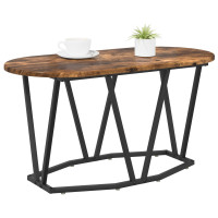 Produktbild för Kaffeebord Rökt ek 80 x 40 x 40.5 cm