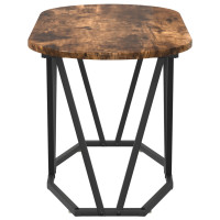 Produktbild för Kaffeebord Rökt ek 80 x 40 x 40.5 cm