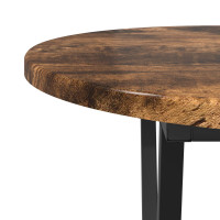 Produktbild för Kaffeebord Rökt ek 80 x 40 x 40.5 cm