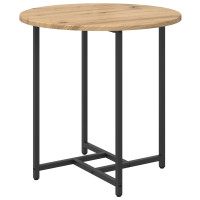 Produktbild för Sidobordsset 2 pcs Artisan Ek och Svart