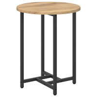 Produktbild för Sidobordsset 2 pcs Artisan Ek och Svart