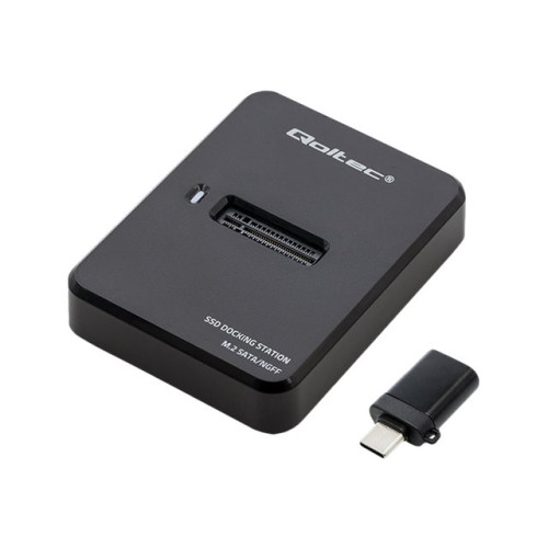 Qoltec Qoltec - SSD-dockningsstation - M.2 Card (SATA) - USB 3.1 (Gen 1)