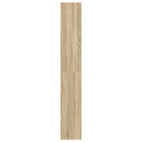 Produktbild för Bokskåp Sonoma-ek 100 x 30 x 198 cm Konstruerat trä