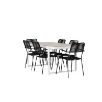 Produktbild för Merlo Matbord med Lindos Stolarna
