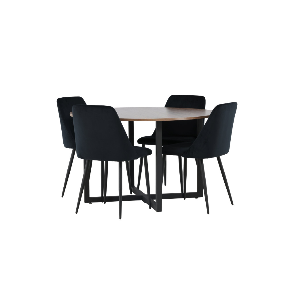 Produktbild för Durango Matbord med Night Stolarna