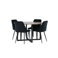 Produktbild för Durango Matbord med Night Stolarna