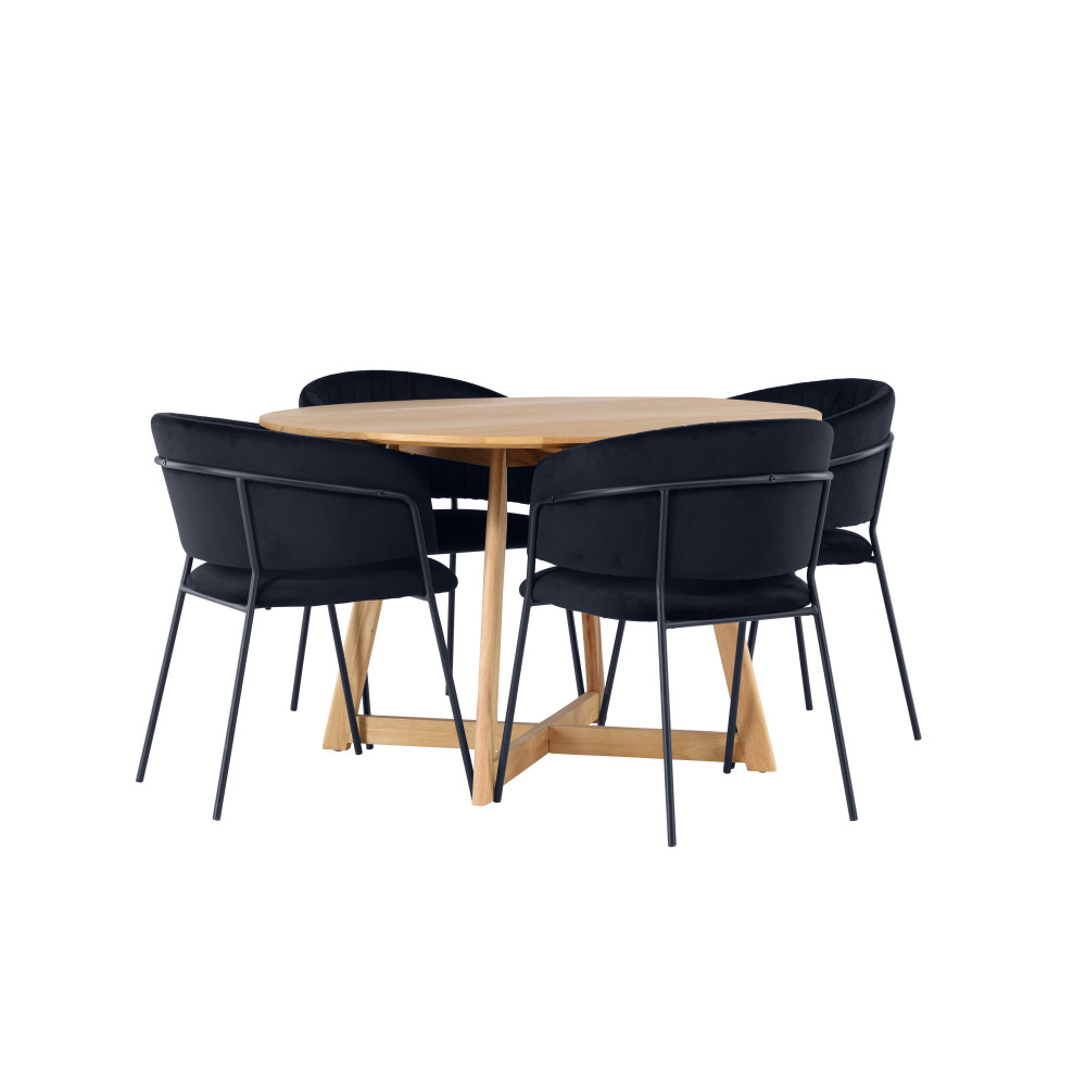 Produktbild för Yakidon Matbord med Selma Stolarna