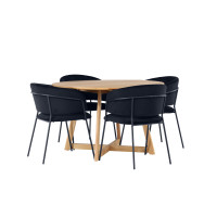 Produktbild för Yakidon Matbord med Selma Stolarna