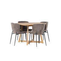 Produktbild för Yakidon Matbord med Modesto Stolarna