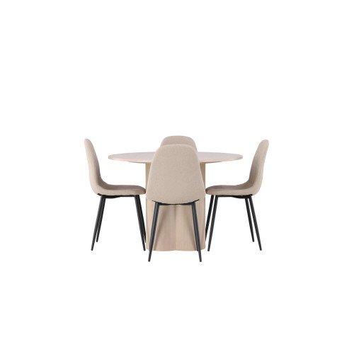 Venture Home Olivia Matbord med Polar Stolarna