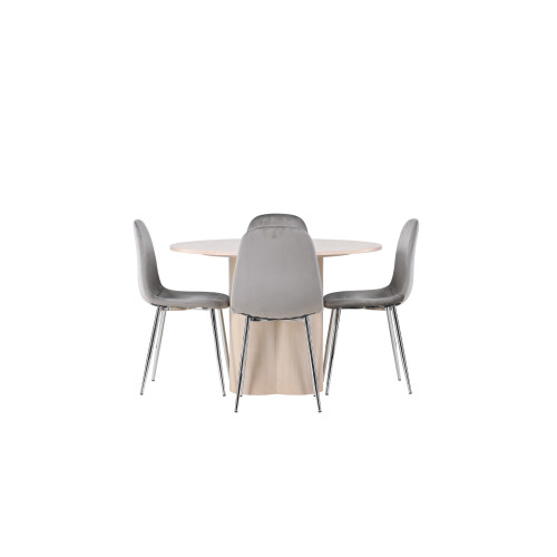 Venture Home Olivia Matbord med Eva Stolarna