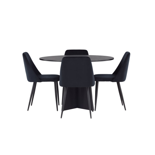 Venture Home Bootcut Matbord med Night Stolarna