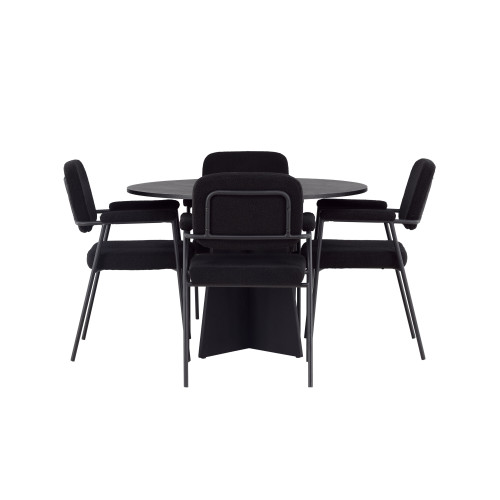 Venture Home Bootcut Matbord med Yesterday Stolarna