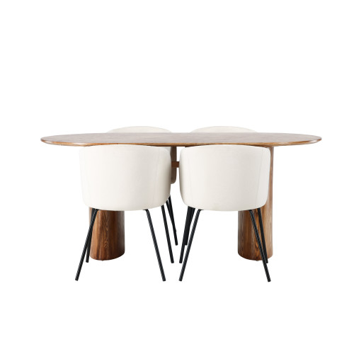 Venture Home Isolde Matbord med Berit Stolarna