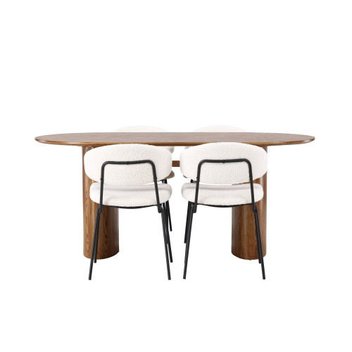 Venture Home Isolde Matbord med Chico Stolarna