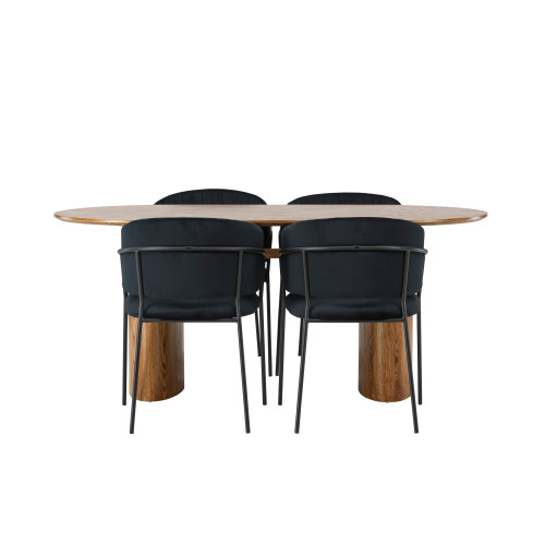 Venture Home Isolde Matbord med Selma Stolarna