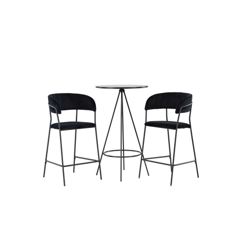 Venture Home Bistro Matbord med Lui Stolarna