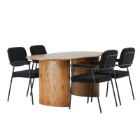 Produktbild för Isolde Matbord med Yesterday Stolarna