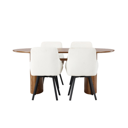 Venture Home Isolde Matbord med Rosie Stolarna