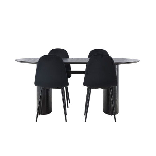 Venture Home Isolde Matbord med Polar Stolarna
