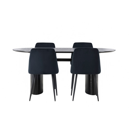 Venture Home Isolde Matbord med Night Stolarna