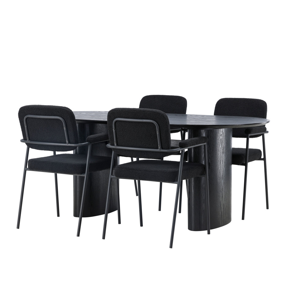 Produktbild för Isolde Matbord med Yesterday Stolarna