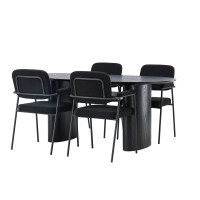 Produktbild för Isolde Matbord med Yesterday Stolarna
