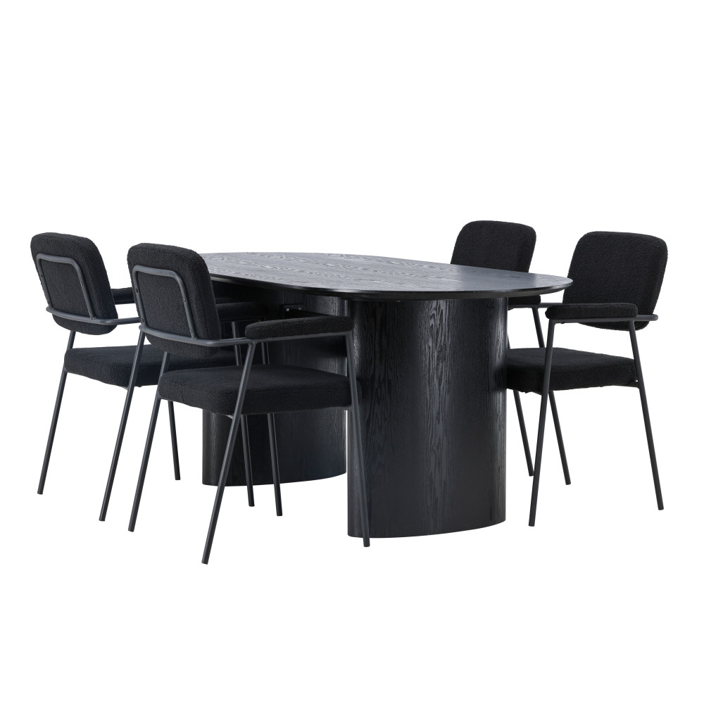 Produktbild för Isolde Matbord med Yesterday Stolarna