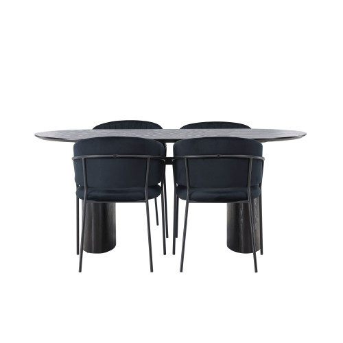 Venture Home Isolde Matbord med Selma Stolarna