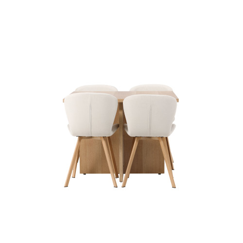 Venture Home Leo Matbord med Lilja Stolarna