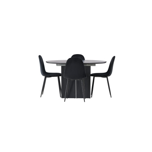Venture Home Matilda Matbord med Polar Stolarna