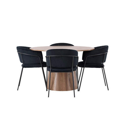 Venture Home Lanzo Matbord med Selma Stolarna