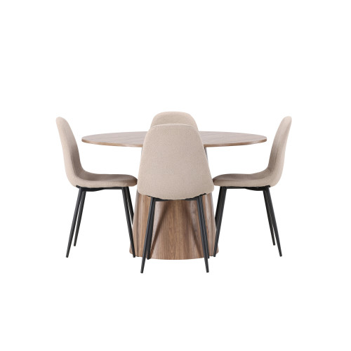 Venture Home Lanzo Matbord med Polar Stolarna