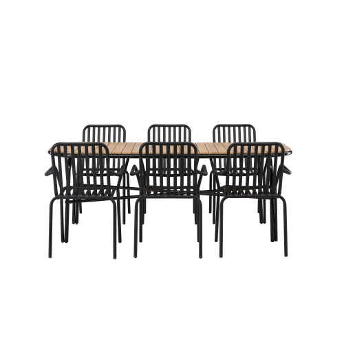 Venture Home Holmbeck Matbord med Peking Stolarna