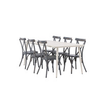 Produktbild för Lina Matbord med Tablas Stolarna