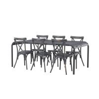 Produktbild för Borneo Matbord med Tablas Stolarna