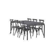 Produktbild för Borneo Matbord med Tablas Stolarna