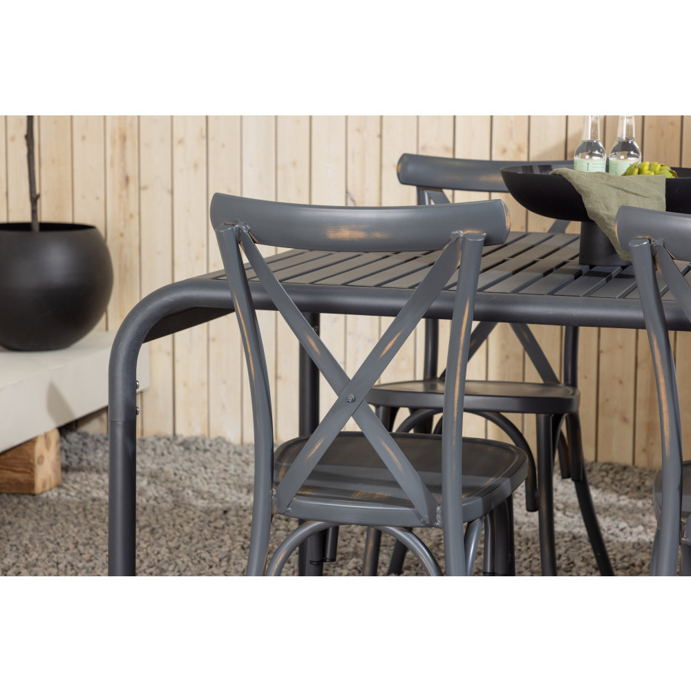Produktbild för Borneo Matbord med Tablas Stolarna