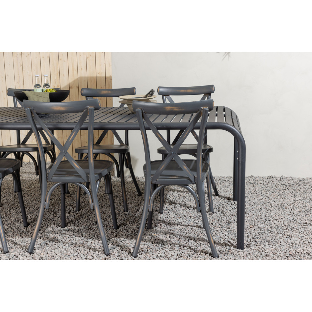 Produktbild för Borneo Matbord med Tablas Stolarna