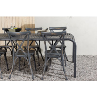 Produktbild för Borneo Matbord med Tablas Stolarna