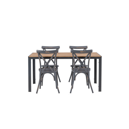 Venture Home Break Matbord med Tablas Stolarna