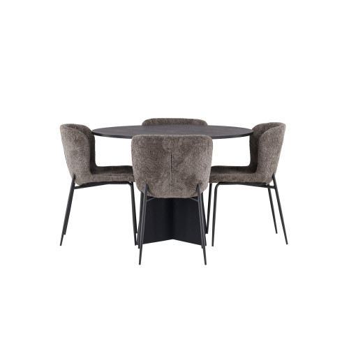 Venture Home Bootcut Matbord med Modesto Stolarna