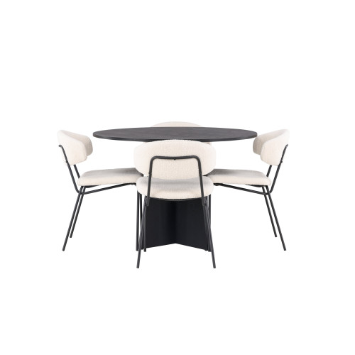 Venture Home Bootcut Matbord med Chico Stolarna