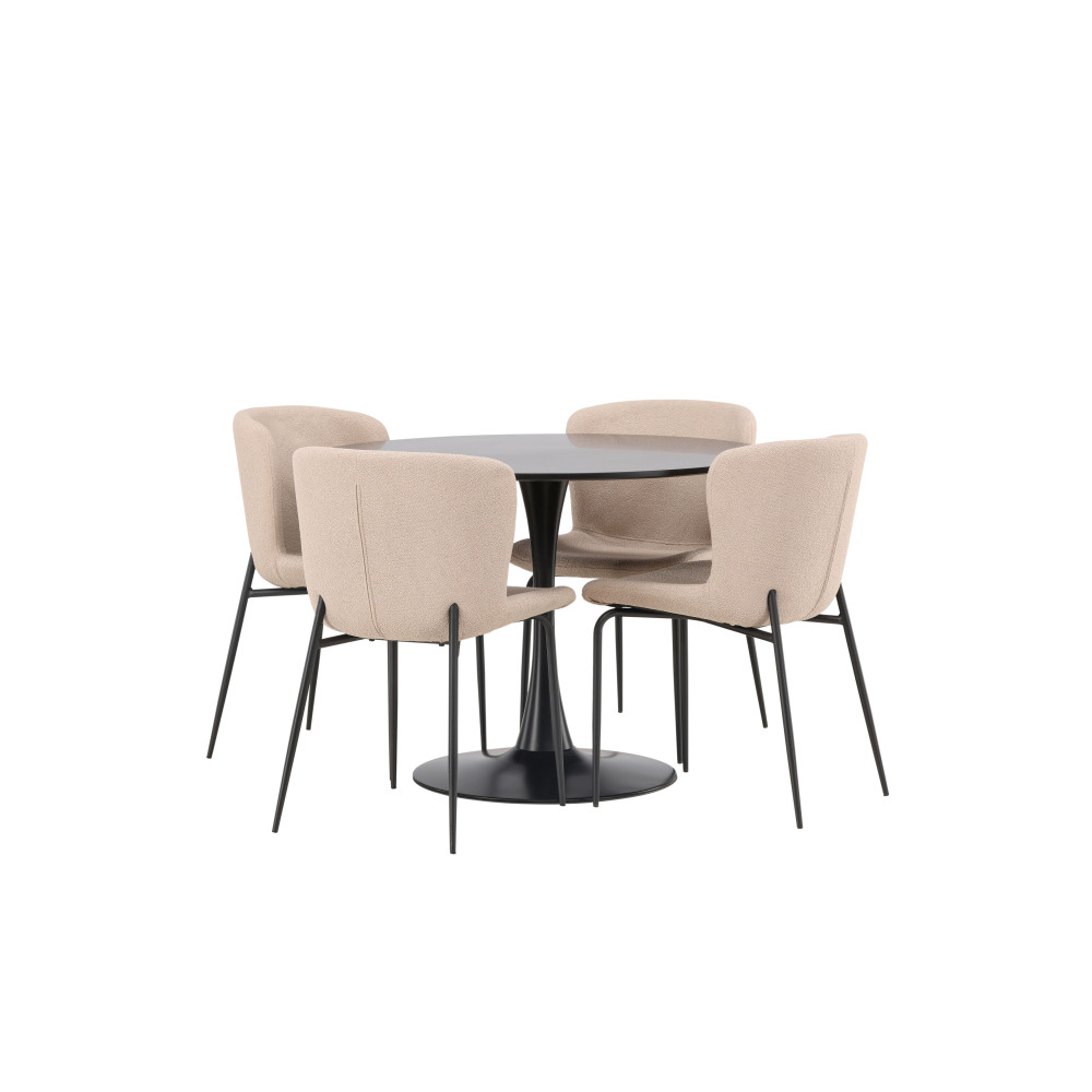 Produktbild för Glade Matbord med Modesto Stolarna