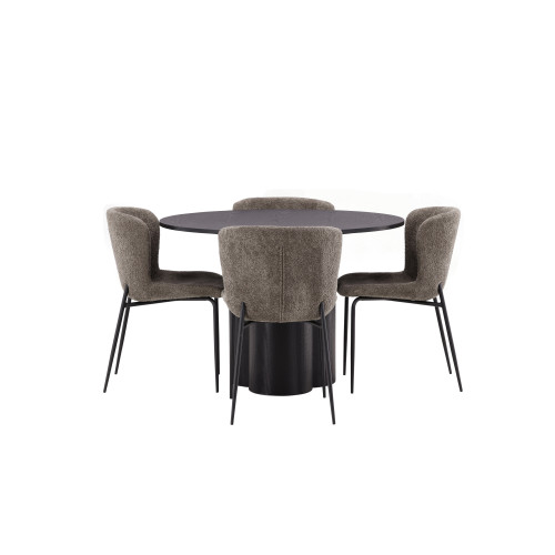 Venture Home Olivia Matbord med Modesto Stolarna