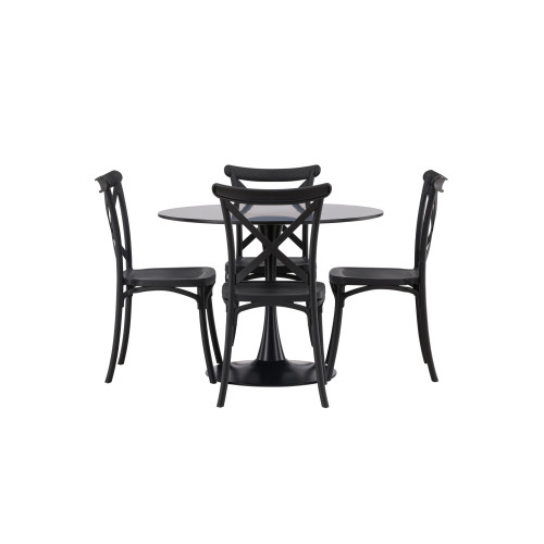 Venture Home Glade Matbord med Crosett Stolarna