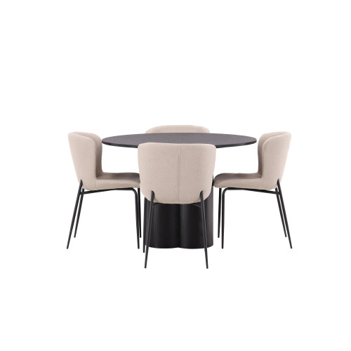 Venture Home Olivia Matbord med Modesto Stolarna