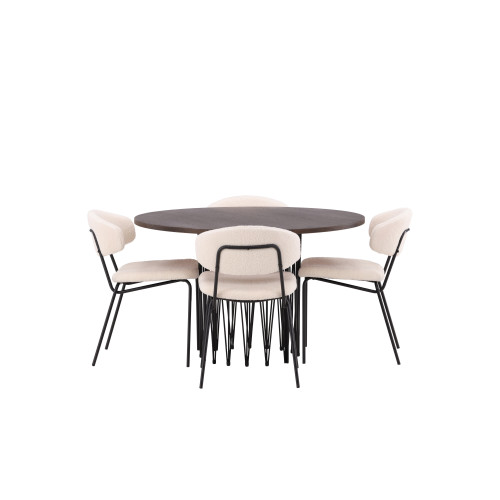 Venture Home Stone Matbord med Chico Stolarna