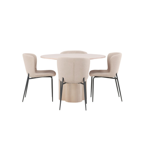 Venture Home Olivia Matbord med Modesto Stolarna