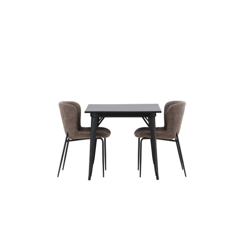 Venture Home Tempe Matbord med Modesto Stolarna